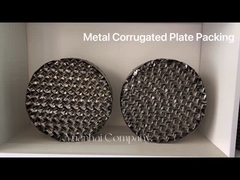Metal Structured Packing Kemurnian Tinggi Untuk Transfer Massa 250*450mm 700Y