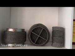 Wire Mesh Demister Pad 304 316 Baja tahan karat untuk pemisahan gas cair