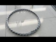 Perbatasan Pagar Pengikat kawat berduri Hot Dip Galvanized PVC Lapisan