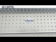 0.8mm Lubang Dekoratif Perforated Aluminium Sheet Untuk Filtrasi Cairan