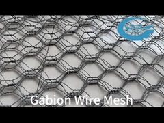 Low Carbon Iron Wire Gabion Basket Dengan Lubang Mesh 60x80mm/80x100mm/10x12mm