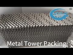 Pengemasan bergelombang logam tahan korosi modern untuk menara penyulingan