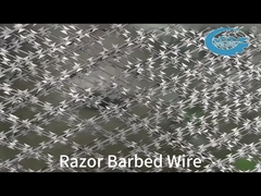 Anti Climb Razor Wire Heavy Duty Konstruksi Untuk Fasilitas Aman Dan Ruang Umum