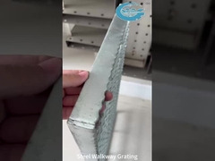 Jeruji Jalur Pejalan Kaki Logam Galvanis Celup Panas, Jeruji Platform Industri Anti Selip Tugas Berat