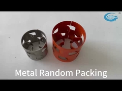 Metal Random Packing Luas permukaan yang besar Tekan rendah tahan korosi