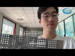 Precision Perforated Metal Mesh Laser Cut Holes Baja tahan karat Ukuran Custom Pola