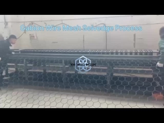 Low Carbon Wire 2.4mm 80x100mm Gabion Wire Mesh Untuk Sungai Bank