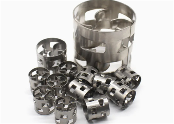 SS304 50mm Metal Pall Ring Packing for Absorption Towers
