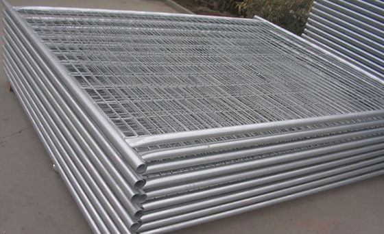 Galvanized Steel Temporary Mesh Fencing 2.1x2.4m 60x150mm