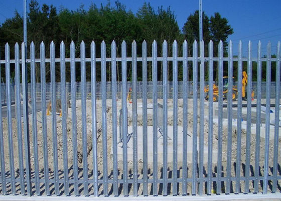Euro Hot Dip Galvanized Metal Steel Palisade Fence Panels W Panel