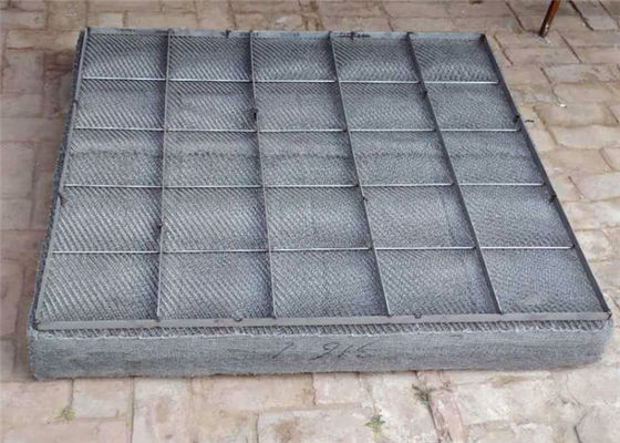 Knitted Vapor Liquid Filter Square Wire Mesh Demister Pad