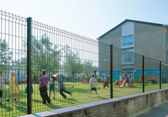 Outdoor Galvanized Pvc Coated Bending Fence Panels 3.5mm