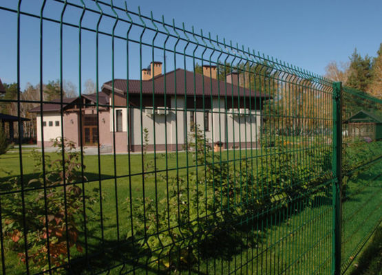 Outdoor Galvanized Pvc Coated Bending Fence Panels 3.5mm