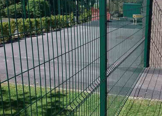 1.8 * 3.0m Panel Pagar Tekuk 3D Galvanis 2Inch Dengan 4Inch Untuk Tanah