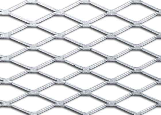 Wire Mesh Logam Diperluas Galvanis Dengan Lubang Berlian 25 * 50mm 1.2 * 2.4m