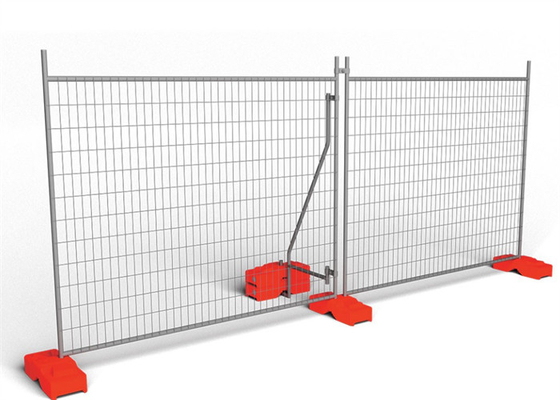 2.5mm Wire Diameter Galvanized Welded Temporary Fence Untuk Situs Konstruksi