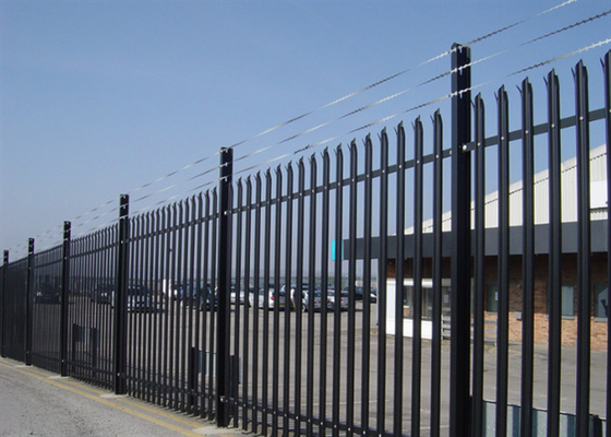 Pagar Palisade Keamanan Baja Galvanis Bagian W 2,5*2,75m