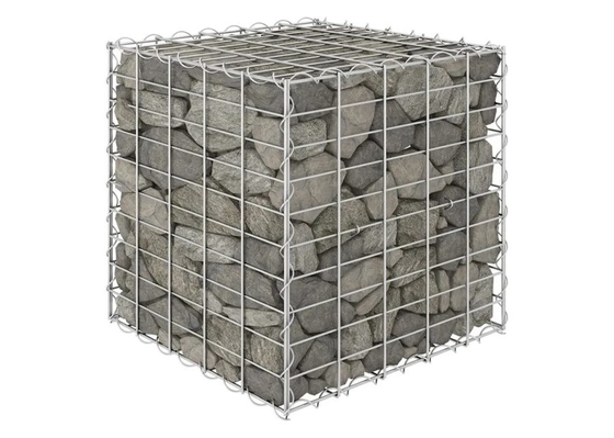 Kotak Galvanis / Powder Coated Gabion Perlindungan Banjir 2*1*1m