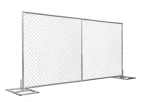 Hot Dip Galvanized Temporary Fence Untuk Acara 6*8ft