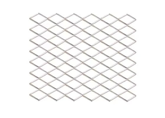 Galvanized Low Carbon Steel Expanded Metal Wire Mesh Berlian 1,22*2,44m