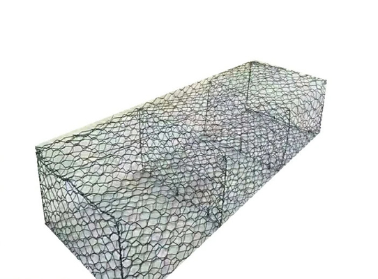 Dinding penyangga kotak gabion heksagonal untuk pengendalian banjir sungai 3*1*1m
