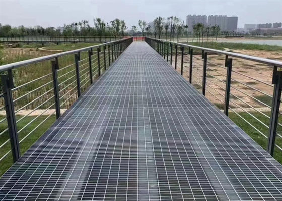Baja Industri Bahan Bangunan Lantai Kisi untuk Platform Jalan Kaki