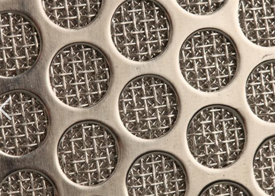 Stainless Steel Perforated Wire Mesh untuk Decoiling dan Filter Cylinder