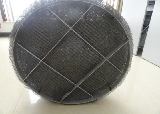316 SS Wire Mesh Demister Pad Durable Vapor Liquid Separator Untuk Penggunaan Industri