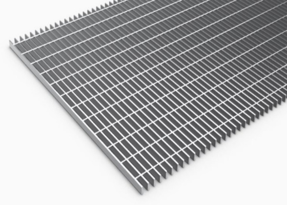 Hot-dip Galvanized Heavy-Duty Steel Walkway Grating Platform Industri yang tahan geser