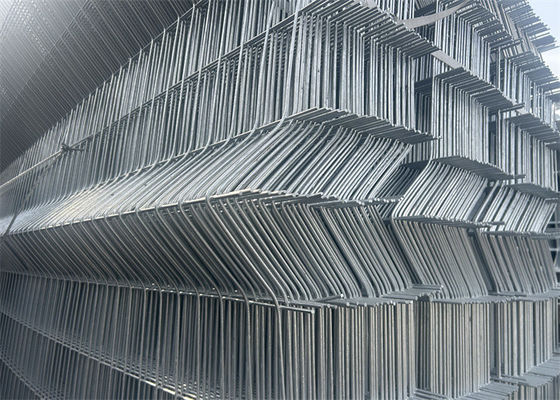 Galvanized V Mesh Fecning / 3D Curved Wire Mesh Fencing Untuk Sekolah / Taman