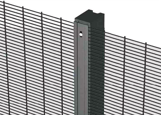 Galvanized Welded 358 Pagar Keamanan Untuk Area Hidup 76.2*12.7mm