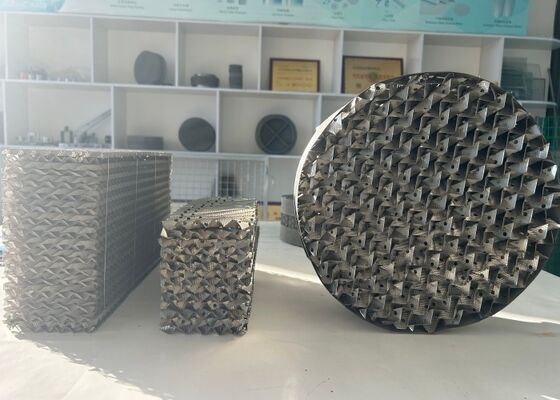 SS 316l Pengemasan Struktur Logam Bergelombang Untuk Absorpsi / Scrubbing