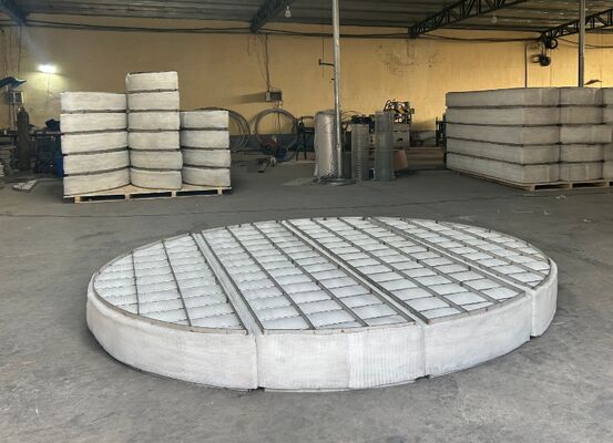PP Co-Trick Yarn Mesh Demister Pad Untuk Filter Cocok Untuk Menara Kimia