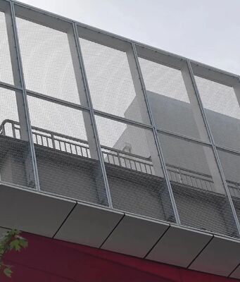 Arsitektur Diamond Expanded Metal Wire Mesh untuk Fasad dan Desain Interior