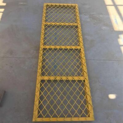 Diamond diperluas Metal Wire Mesh dengan pembukaan seragam dan Fabrikasi disesuaikan