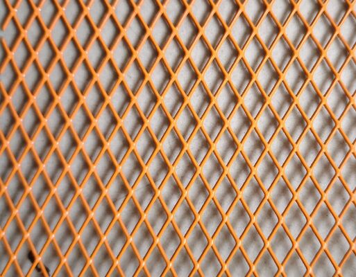 Diamond tahan lama diperluas Metal Wire Mesh untuk perlindungan dan ventilasi
