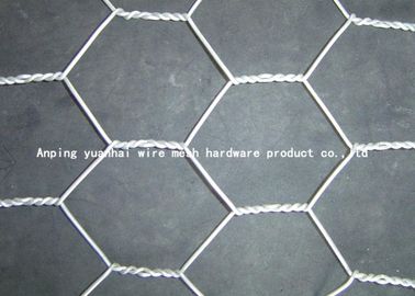 Hexagonal Coop Gabion Ayam Wire Mesh Untuk Pertanian Normal / Gaya Putar Balik