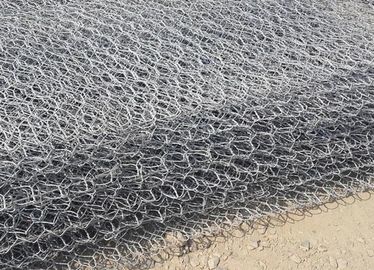 Keamanan Tinggi Gabion Wire Mesh Pagar Fireproof Bahan Kawat Besi Galvanis