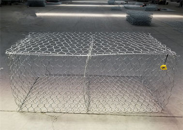 2.2mm 60x80mm Gabion Wire Mesh Untuk River Bank Gabion Wall