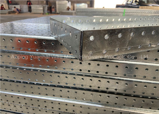 1300 * 203 * 50mm Konstruksi Bracket Lintel Berlubang Galvanis