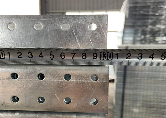 U Shape Channel Steel Lintel Galvanized Perforated Brickwork Untuk Bangunan