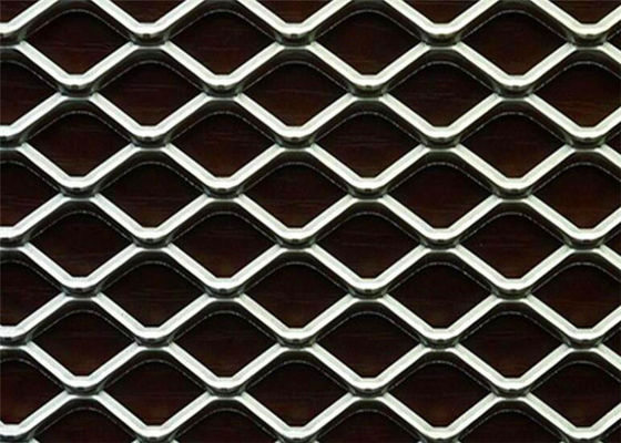 Diratakan Aluminium Wire Mesh Logam Diperluas Untuk Lubang Heksagonal Industri