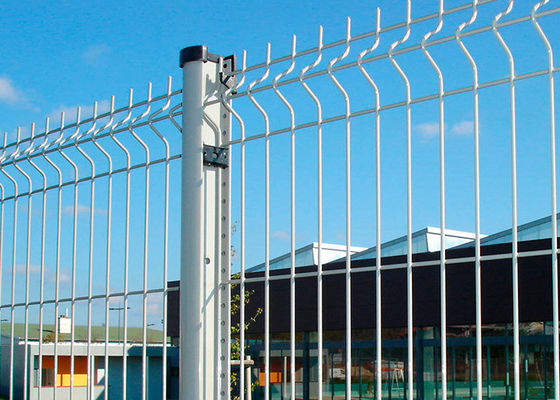 Panel Pagar Segitiga Wire Mesh Dilas 3D Melengkung Untuk Bandara