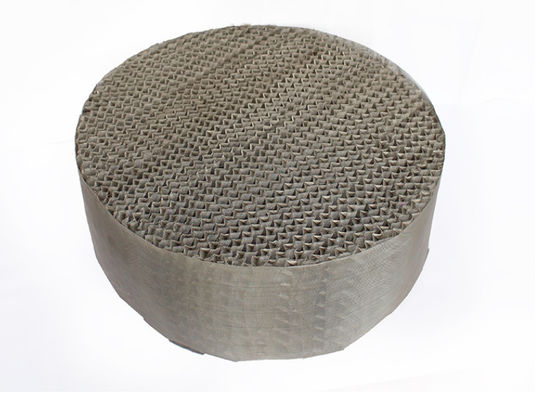 Rajutan Wire Mesh Distillation Dolumn 250Y Metal Structured Packing SS 316