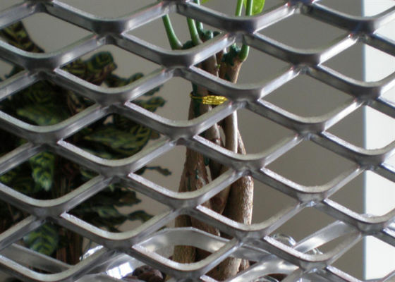 Hexagonal Galvanized 3/4 Flattened Aluminium Expanded Wire Mesh Untuk Industri