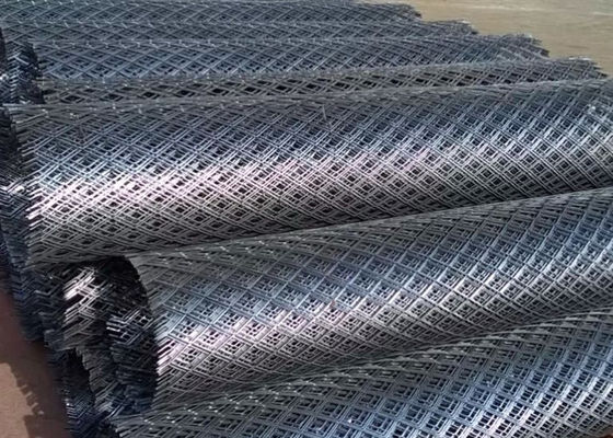 Pvc Coated Dekoratif Layar Cladding Expanded Metal Wire Mesh Diratakan 0.3mm
