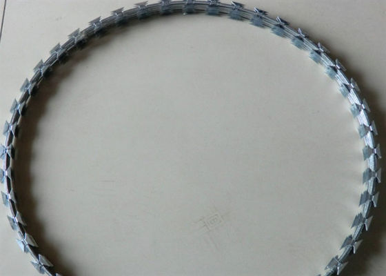 Bto-22 Razor Coil Kawat Berduri Pvc Dilapisi Diameter 500mm Untuk Rumah Pribadi