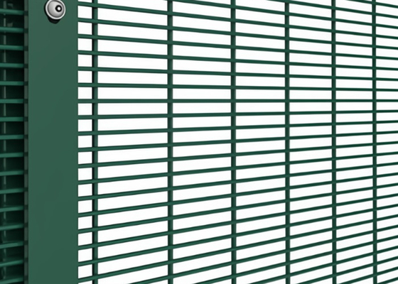 Powder Coated Green Color 358 Pagar Keamanan Untuk Area Perumahan