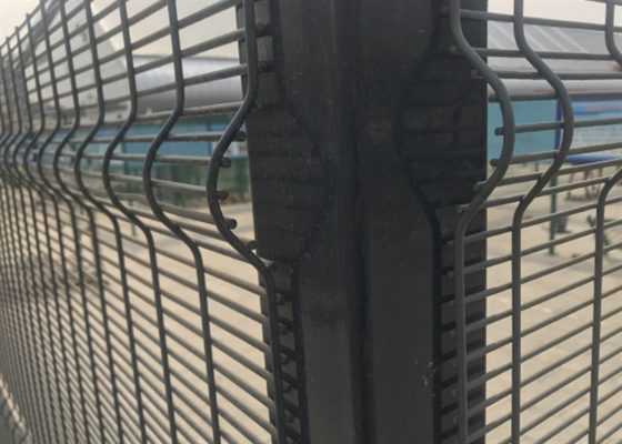 Hot Dip Galvanized 358 Pagar 1.2 * 2.5m Bangunan Oem 4.5mm