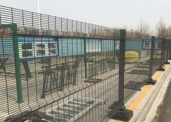 8 Gauge Clear View Anti Climb 358 Pagar Keamanan Untuk Bandara 2.4m x 2.5m